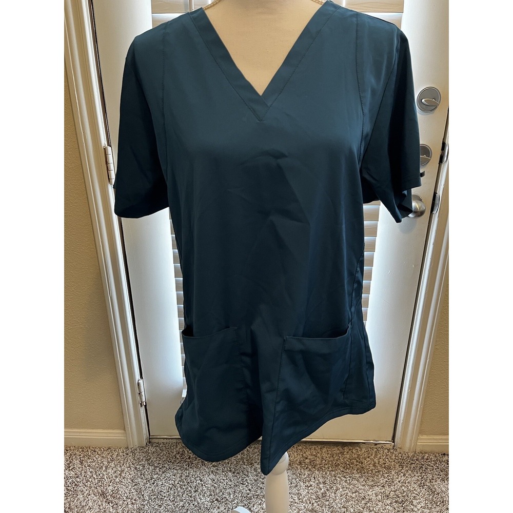 WonderWink 4-Stretch‎ Spread Good Cheer Scrub Set Size Medium Top & Bottoms